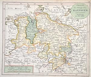 Bild des Verkufers fr Charte des Knigreichs Hannover zum Verkauf von Antique Sommer& Sapunaru KG