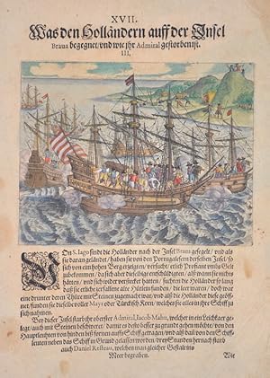Imagen del vendedor de Was den Hollndern auff der Insel Brava begegnet/und wie ihr Admiral gestorben ist a la venta por Antique Sommer& Sapunaru KG