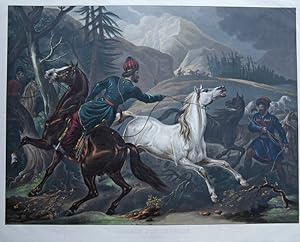 Seller image for Chasse aux chevaux en Russie for sale by Antique Sommer& Sapunaru KG