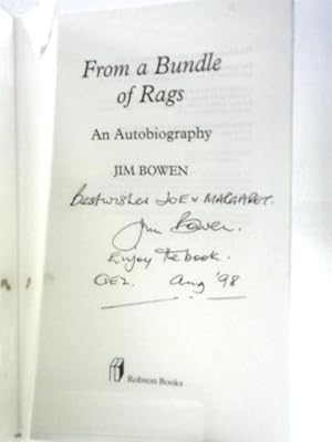 Image du vendeur pour From a Bundle of Rags: An Autobiography mis en vente par World of Rare Books