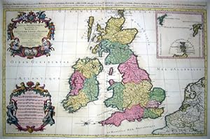 Imagen del vendedor de Les Isles Britanniques, ou sont les Royaumes d Angleterre, d Escosse, et d Irlande. a la venta por Antique Sommer& Sapunaru KG