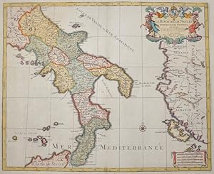 Immagine del venditore per Le Royaume de Naples divis en douze provinces. venduto da Antique Sommer& Sapunaru KG