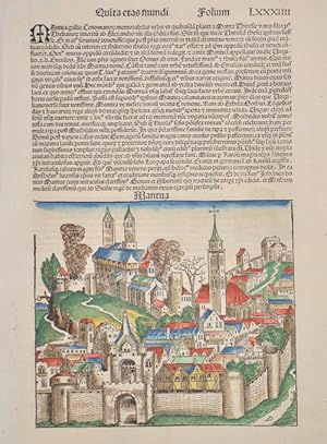 Image du vendeur pour Quita etas mundi Folium LXXXIIII / Mantua mis en vente par Antique Sommer& Sapunaru KG