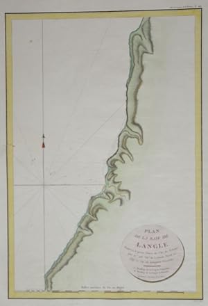 Bild des Verkufers fr Plan de la Baie de Langle. zum Verkauf von Antique Sommer& Sapunaru KG