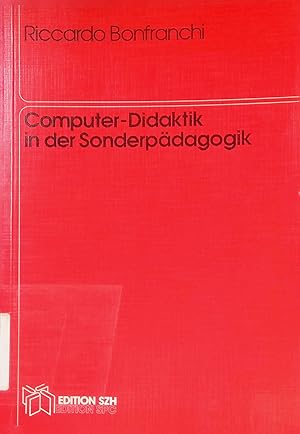 Seller image for Computer-Didaktik in der Sonderpdagogik. for sale by books4less (Versandantiquariat Petra Gros GmbH & Co. KG)