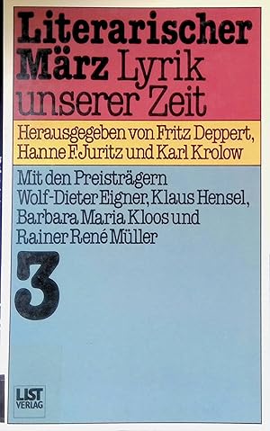 Seller image for Literarischer Mrz, 3 : Lyrik unserer Zeit. for sale by books4less (Versandantiquariat Petra Gros GmbH & Co. KG)