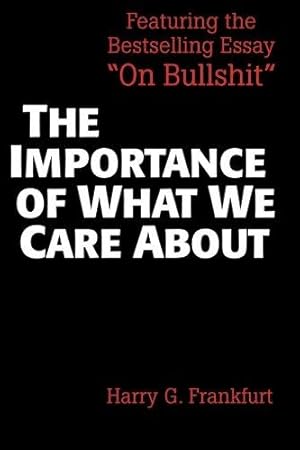 Immagine del venditore per The Importance of What We Care About: Philosophical Essays venduto da WeBuyBooks