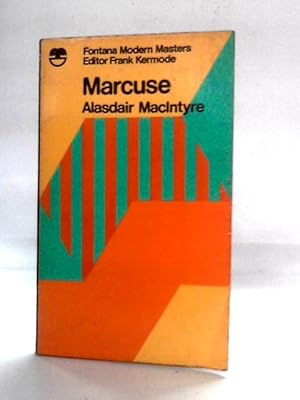 Seller image for Marcuse for sale by World of Rare Books