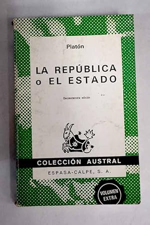 Imagen del vendedor de La repblica a la venta por Alcan Libros