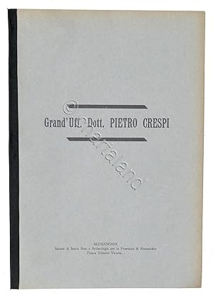 Immagine del venditore per Biografia - Grand'Uff. Dott. Piero Crespi - (Alessandria) - 1933 venduto da Chartaland