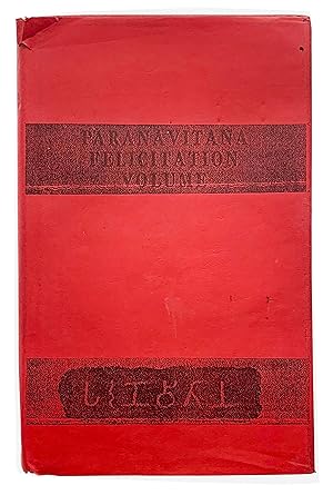 Imagen del vendedor de Senarat Paranavitana Felicitation Volume (Ceylon / Sri Lanka) a la venta por BookStreet1