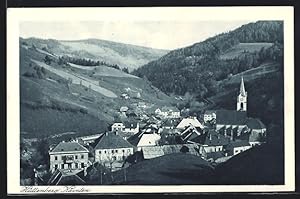 Ansichtskarte Hüttenberg /Kärnten, Ortsansicht aus der Vogelschau