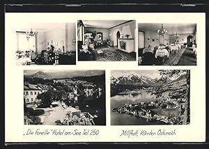 Ansichtskarte Millstatt /Kärnten, Hotel am See Die Forelle