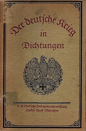 Der deutsche Krieg in Dichtungen,