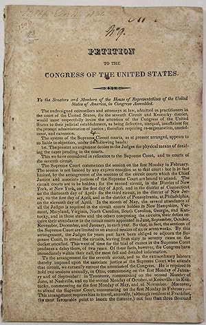 PETITION TO THE CONGRESS OF THE UNITED STATES