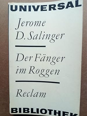 Seller image for Der Fnger im Roggen - bersetzung bearbeitet von Heinrich Bll mit einem Nachwort von Heinz Frster (Reclams Universal-Bibliothek Band 498) for sale by Versandantiquariat Jena