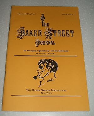 The Baker Street Journal for Autumn 2008 // The Photos in this listing are of the magazine that i...