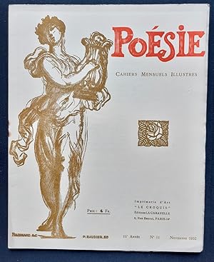 Seller image for Posie - Cahiers mensuels illustrs - Novembre 1932 - for sale by Le Livre  Venir