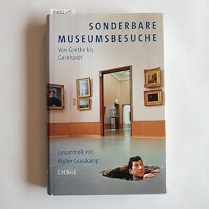 Imagen del vendedor de Sonderbare Museumsbesuche : von Goethe bis Gernhardt a la venta por Gebrauchtbcherlogistik  H.J. Lauterbach