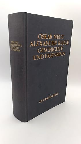 Bild des Verkufers fr Geschichte und Eigensinn. Geschichtliche Organisation der Arbeitsvemgen. Deutschland als Produktionsffentlichkeit. Gewalt des Zusammenhangs. zum Verkauf von Antiquariat Bcherwurm