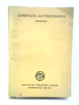 Image du vendeur pour Gandhiji's Autobiography mis en vente par World of Rare Books