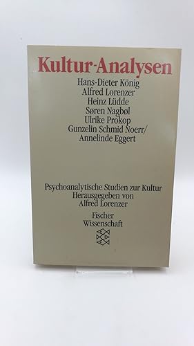 Kultur-Analysen / mit Beitr. von Hans-Dieter König .