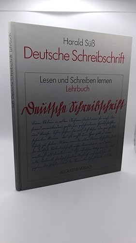 Deutsche Schreibschrift lesen und schreiben lernen Lehrbuch.
