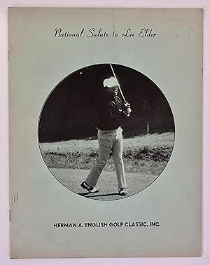 AFRICAN AMERICAN Pro Golf BLACK SCHOLARSHIP Celebrity Program LEE ELDER 1977