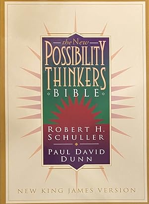 Immagine del venditore per The New Possibility Thinkers Bible. Introduction, Introduction to the Books of the Bible, Stepping Stones on the Walk of Faith by Paul David Dunn, Robert H. Schuller venduto da Antiquariaat Schot