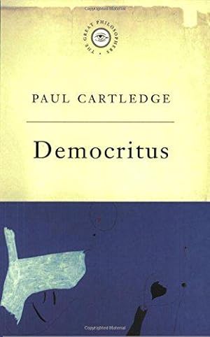 Bild des Verkufers fr The Great Philosophers:Democritus zum Verkauf von WeBuyBooks 2
