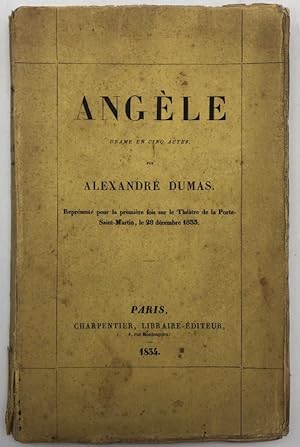 Image du vendeur pour Angle drame en cinq actes mis en vente par Librairie Historique F. Teissdre