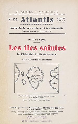 Bild des Verkufers fr ATLANTIS N 136 Juillet 1948 : Les les saintes, De l'Atlantide  l'le de Patmos zum Verkauf von Bouquinerie L'Ivre Livre