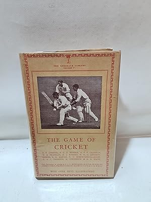 Seller image for The Game Of Cricket (The Lonsdale Library Of Sports, Games and Pastimes Volume VI) for sale by Cambridge Rare Books