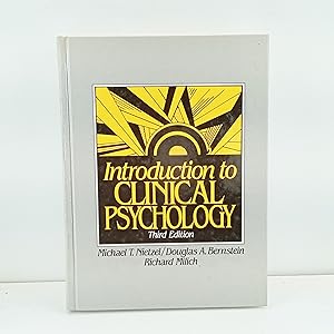 Seller image for Introduction to Clinical Psychology for sale by Cat On The Shelf