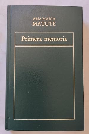 Seller image for Primera memoria for sale by Librera Ofisierra