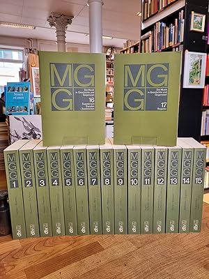 17 Bände MGG - Die Musik in Geschichte und Gegenwart - Allgemeine Enzyklopädie der Musik, (so kom...