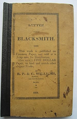 Bild des Verkufers fr A Letter from a Blacksmith to the Ministers and Elders of the Church of Scotland. zum Verkauf von K Books Ltd ABA ILAB