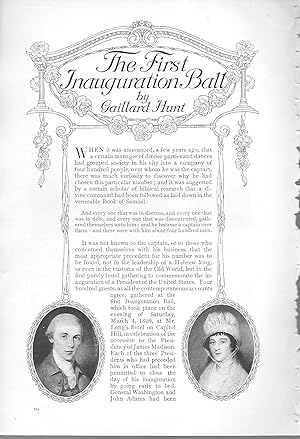 Seller image for The First Inauguration Ball for sale by Legacy Books II