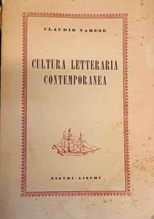 Immagine del venditore per CULTURA LETTERARIA CONTEMPORANEA. venduto da studio bibliografico pera s.a.s.