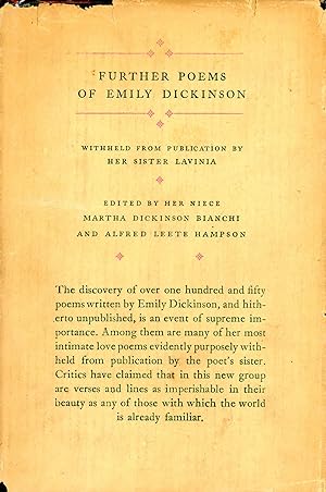 Further Poems of Emily Dickinson
