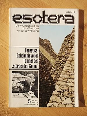 Zeitschrift "esotera" Heft 5, Mai, 1975, 26. Jahrgang