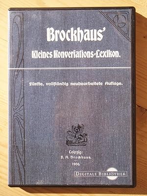 Brockhaus' Kleines Konversationslexikon - fünfte, vollständig neubearbeitete Auflage von 1906 [CD...