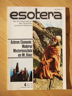 Zeitschrift "esotera" Heft 4, April, 1975, 26. Jahrgang