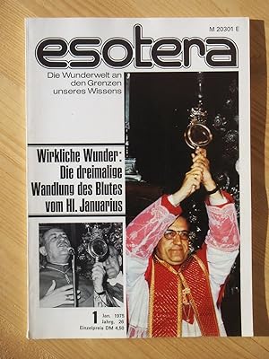 Zeitschrift "esotera" Heft 1, Jan. 1975, 26. Jahrgang