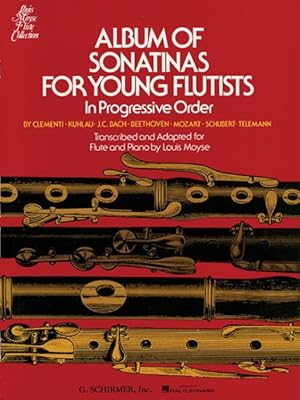 Image du vendeur pour Album of Sonatinas for Young Flutists : In Progressive Order for Flute & Piano mis en vente par GreatBookPrices