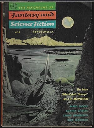 Imagen del vendedor de The Magazine of FANTASY AND SCIENCE FICTION (F&SF): September, Sept. 1955 a la venta por Books from the Crypt