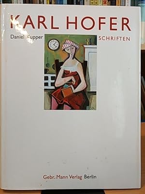Bild des Verkufers fr Karl Hofer: Schriften. zum Verkauf von PlanetderBuecher