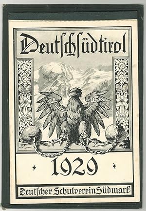Bild des Verkufers fr Deutschsdtirol. 1929. [Kalender]. zum Verkauf von Antiquariat Burgverlag