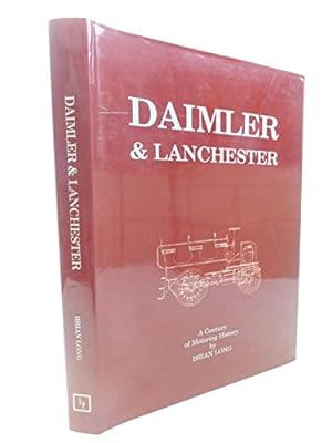 Bild des Verkufers fr Daimler and Lanchester zum Verkauf von WeBuyBooks