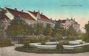 Sopron. Deák-tér - Deák Platz.